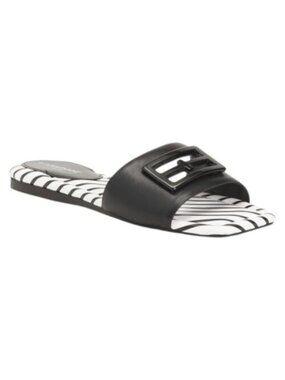 LIVERPOOL LA Leather Dunbar Slide On Sandals ♥️